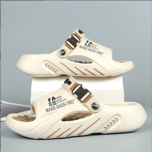 Fashion Size 47 Men Slippers 2025 Summer EVA Soft-soled Platform Slides Sandals Indoor Outdoor Walking Beach Shoes Flip Flops Mens Shoes