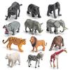 Realistic Pvc Forest Animal Figures Collection With Static Hippo Gorilla Rhino Wild Animals For Home Decor And Gift
