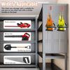 Premium Universal Chainsaw Holder Metal Space-Saving Heavy Duty Wall Mount Anti-Slip Hooks Rust-Proof Chainsaw Hanger Garage