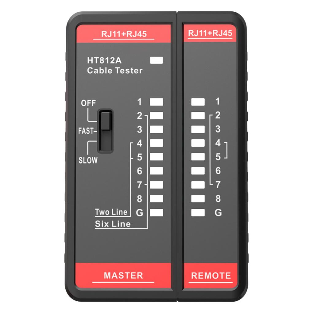 

Cable Tester Telephone Line Wire Tool Networking Detector Display Wires Measure Detectors Cables Testing