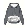 Women's Casual Hooded Sweatshirt Plain Sweatshirt