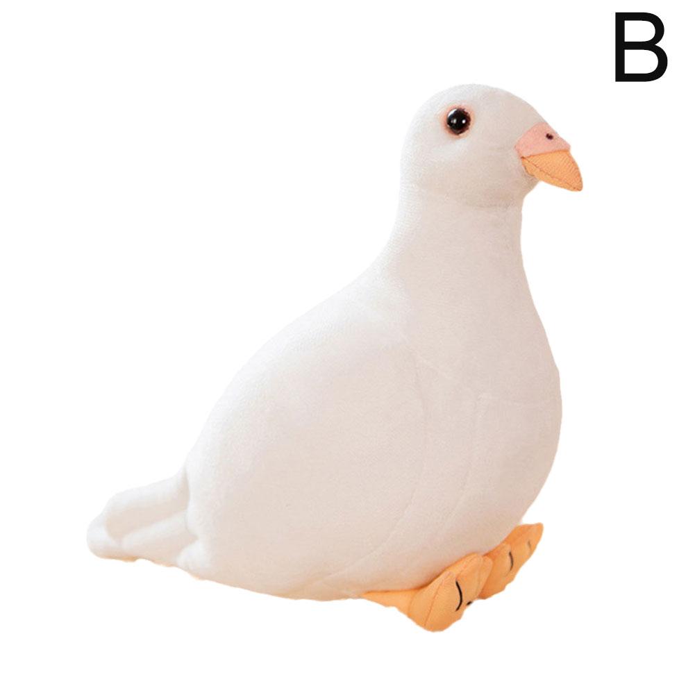 

Реалистичная мягкая игрушка голубь, мягкая игрушка голубь, мягкая кукла голубь для детей, мягкая игрушка для мальчика и девочки, мягкие подарки