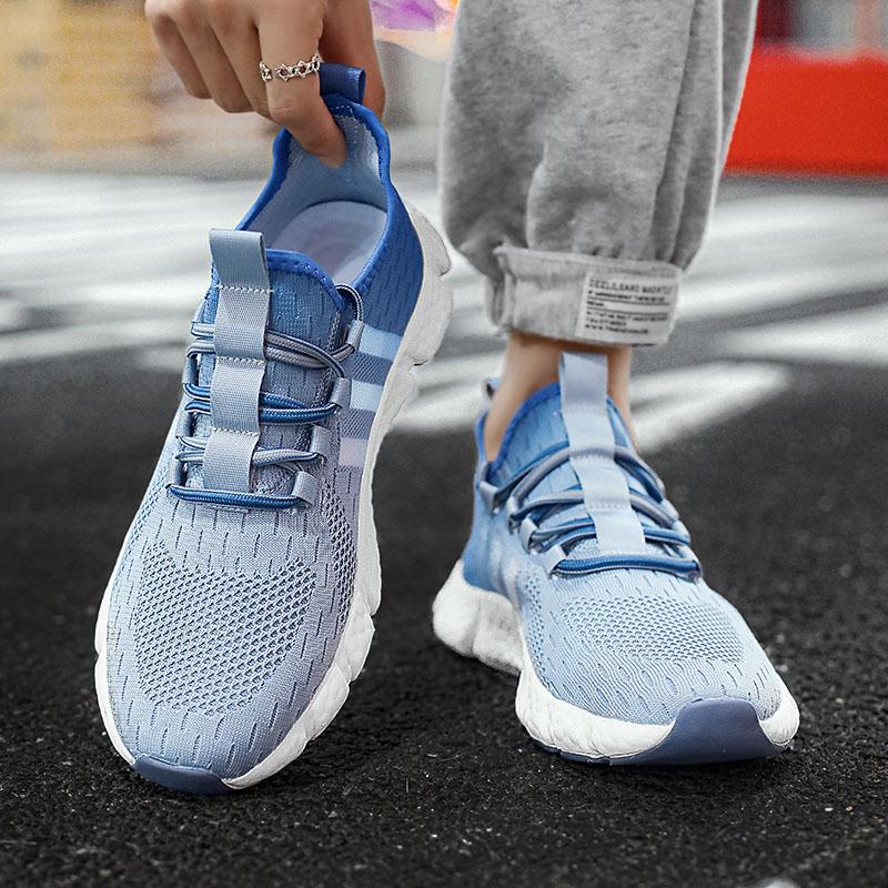 2025 Unisex Casual Sports Shoes Large Size 39-46, Breathable Mesh Gym Running Sneakers Non-Slip Lightweight Footwear for Men Women