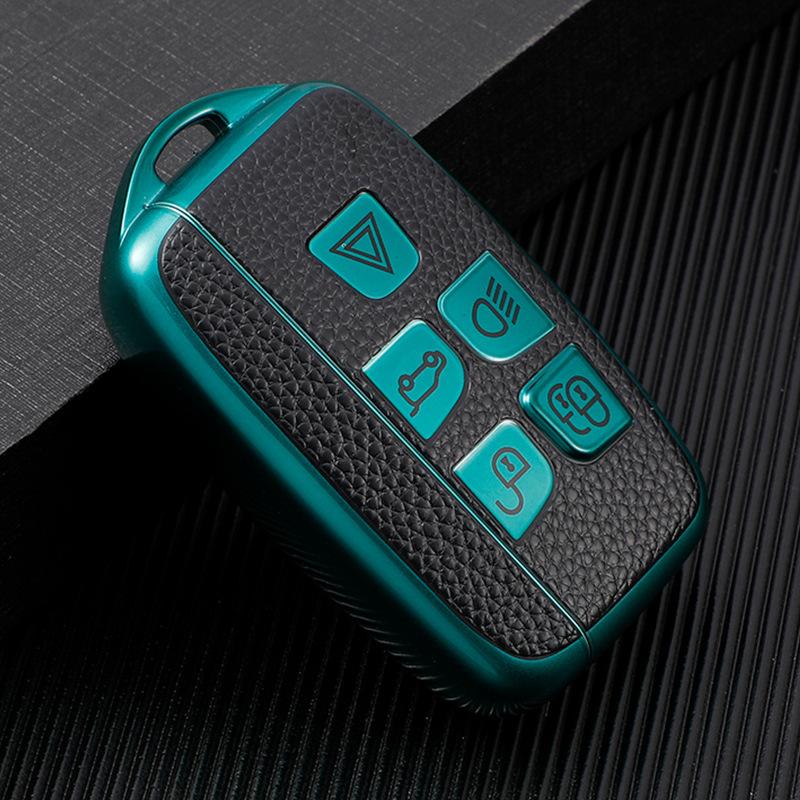 New Leather TPU Car Remote Key Case Cover Shell For Land Rover Range Rover Evoque Sport Freelander Discovery Velar For Jaguar XE XF