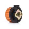 Outdoor Camping Hiking Stove Burner Adapter Split Type Stove Converter Connector Automatically Closes Gas Cylinder Canister