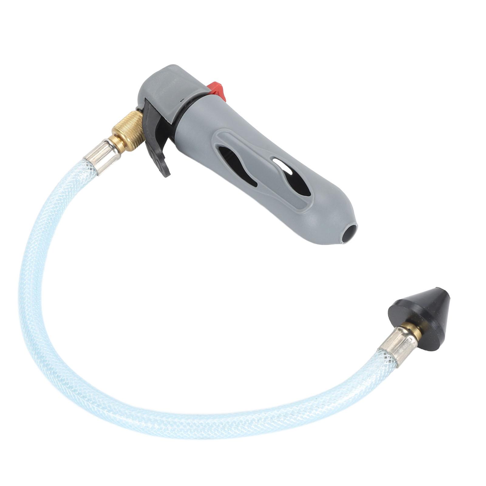 

Threaded Drain Gun Efficient Versatile CO2 Cartridge Drain Gun Blaster Cleaner with Flexible Hose for AC Condensate серый