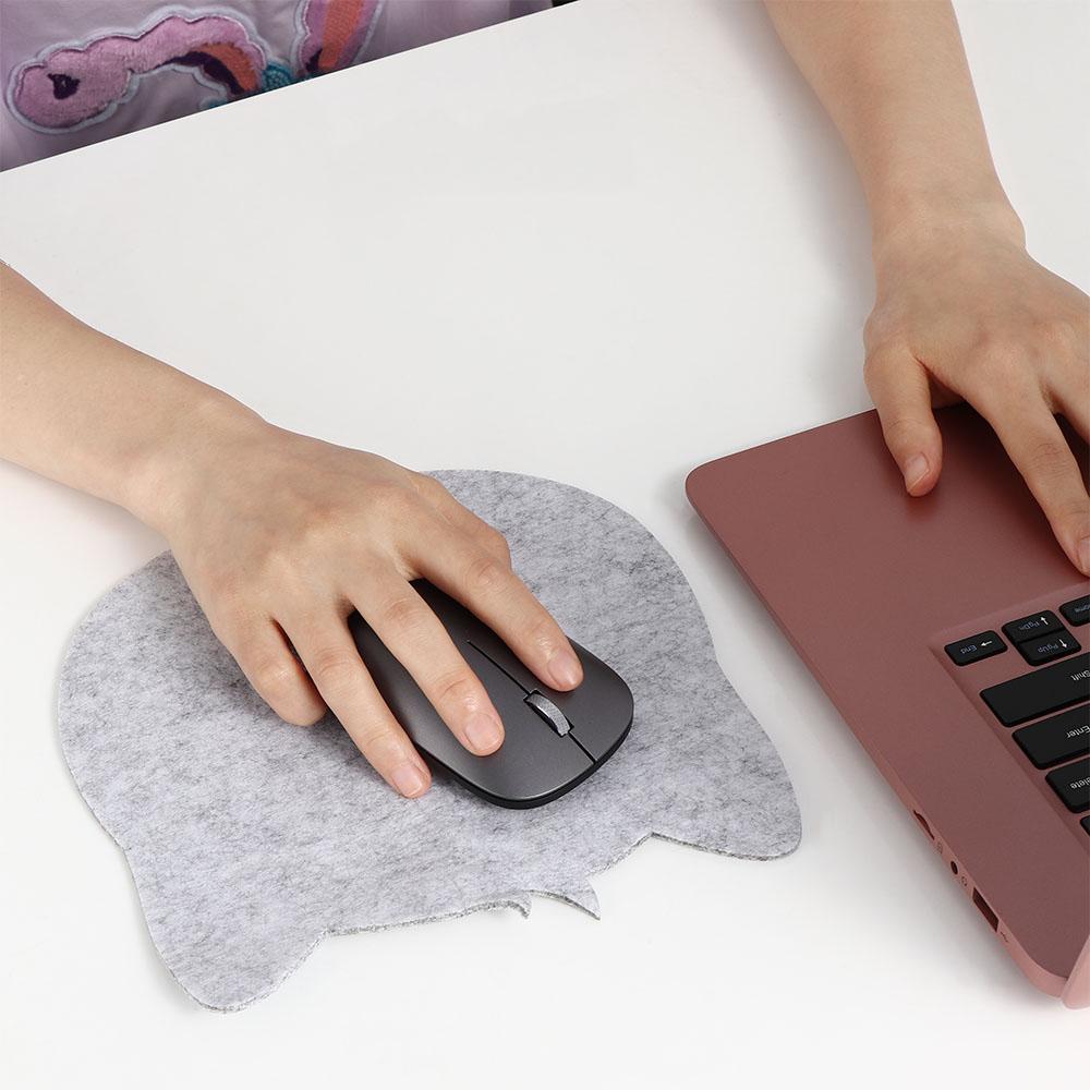 Cat Shaped Thicken Optical Cloth Universal Cute Pad Mouse Mat for Computer Cat Design