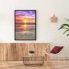 5D DIY Diamond Painting Beach and Sunset Cross Stitch Kit Mosaic Diamond Embroidery Rose Full Round/Square Drill Home Decoration