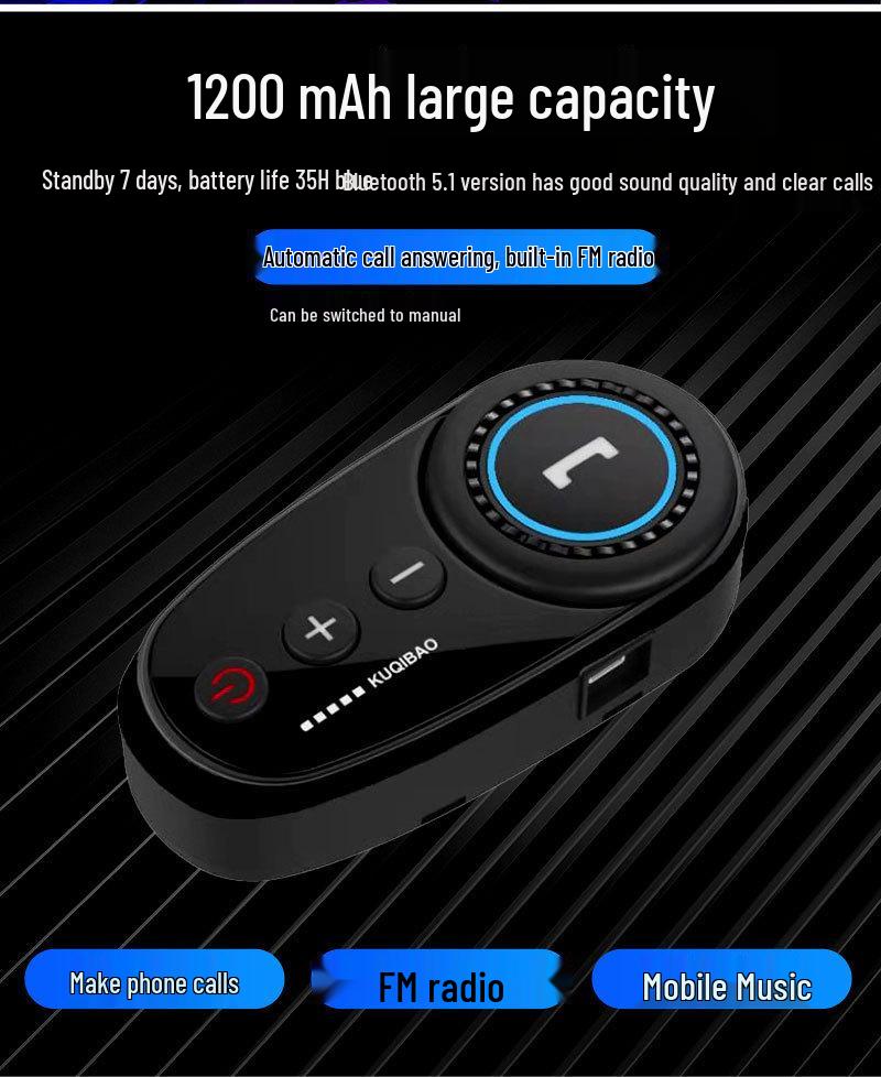 Cool Ride Treasure Bluetooth Full-Face Flip-Up Motorcycle Helmet with Dual Lens and FM Radio