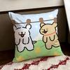 Cute LLine PPuppy Cushion Cover Reversible Soft Durable Pillow Cover Home  Car MultiScene Use for Daily Comfort