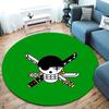 Roronoa Zoro Round Area Rug Carpet Rug For Living Room Bedroom Sofa Playroom Decor Nonslip Floor Mat