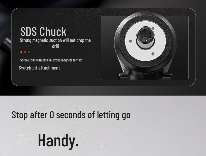 Multi-Functional Rechargeable Electric Screwdriver with Large and Small Torque Options