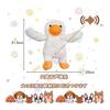 Duck body pillow, stuffed animal, dog toy, barking, sound toy, intelligent toy, chew and play, curiosity toy, dog, fluffy, soft, washable, durable,