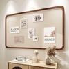 Premium Felt Wall Sticker & Photo Frame Set - No-Punch Installation