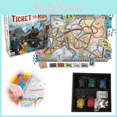 Ticket To Ride Europa Gioco da Tavolo Per un Montaggio Rapido e Facile Divertimento in Famiglia