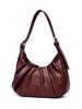 Minimalistisch gestaltete Damen-Umhängetasche - Unifarbene gefaltete Handtasche Modische Crossbody-Tasche Geeignet für den täglichen Gebrauch und zum Einkaufen