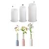 Unique Silicone Crafting Moulds Vase Molds Heart Shape Flowerpot Mold Epoxy Resin Mold Candlestick Moulds for Vase