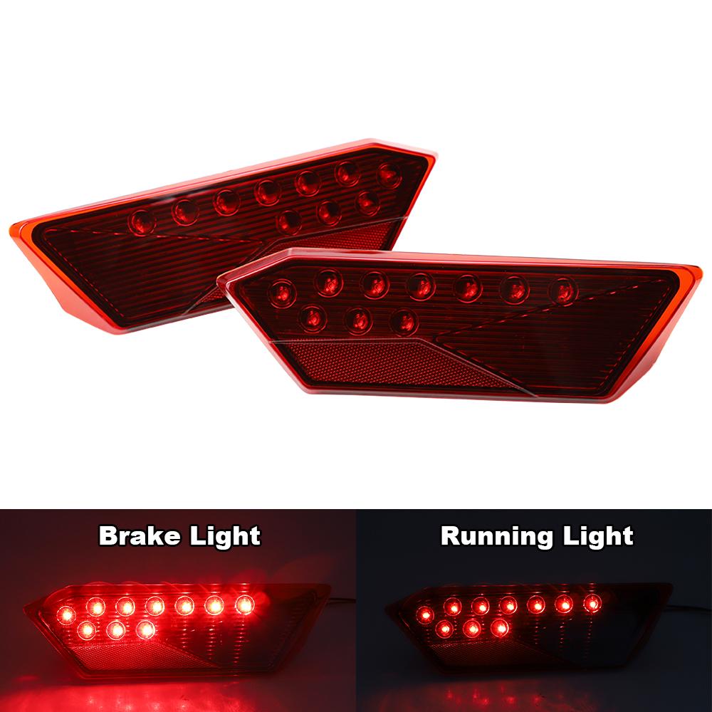  LED Tail Light Rear Brake Lights for Polaris RZR 900 1000 S XP Turbo 2014-2018 Replaces 2412341 & 2412342 ATV UTV Taillight