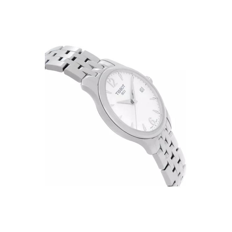 TISSOT Junya Collection Quartz Movement Women's Watch 33mm White Dial Stainless Steel Case T063.210.11.037.00