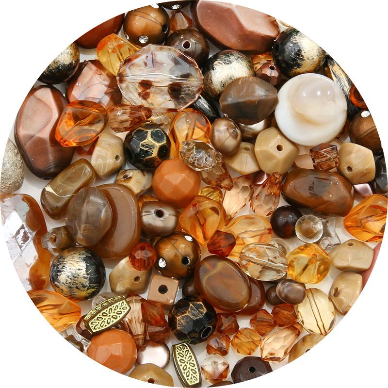 Retro Baroque DIY Acrylic Beads Kit: Handmade Necklace & Bracelet Jewelry Accessories