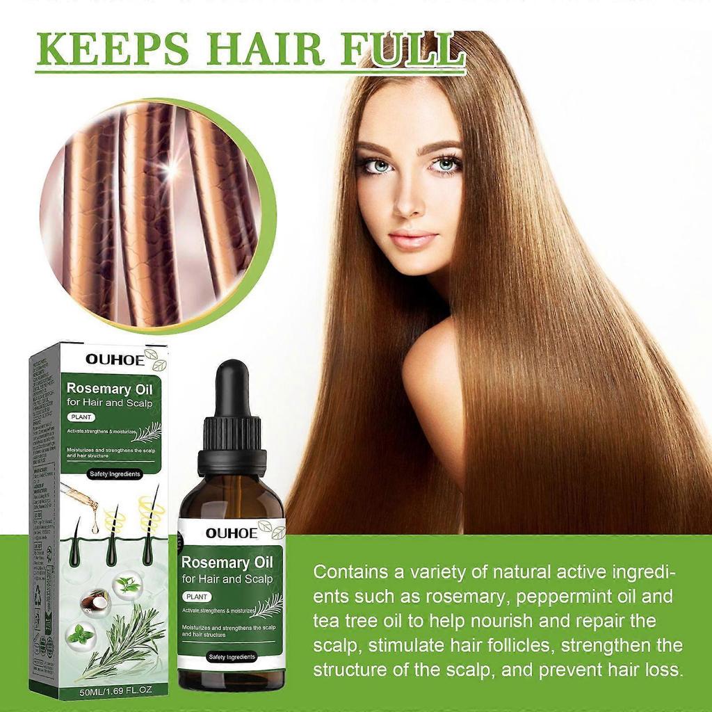Hair care rosemary oil rosemary essence nourishes hair tail soft care hair care essential oil 50ml
