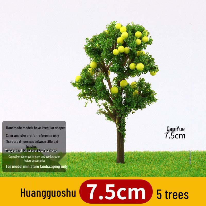 DIY Handmade Fruit Tree Trunk Model for Sandbox Scenes
