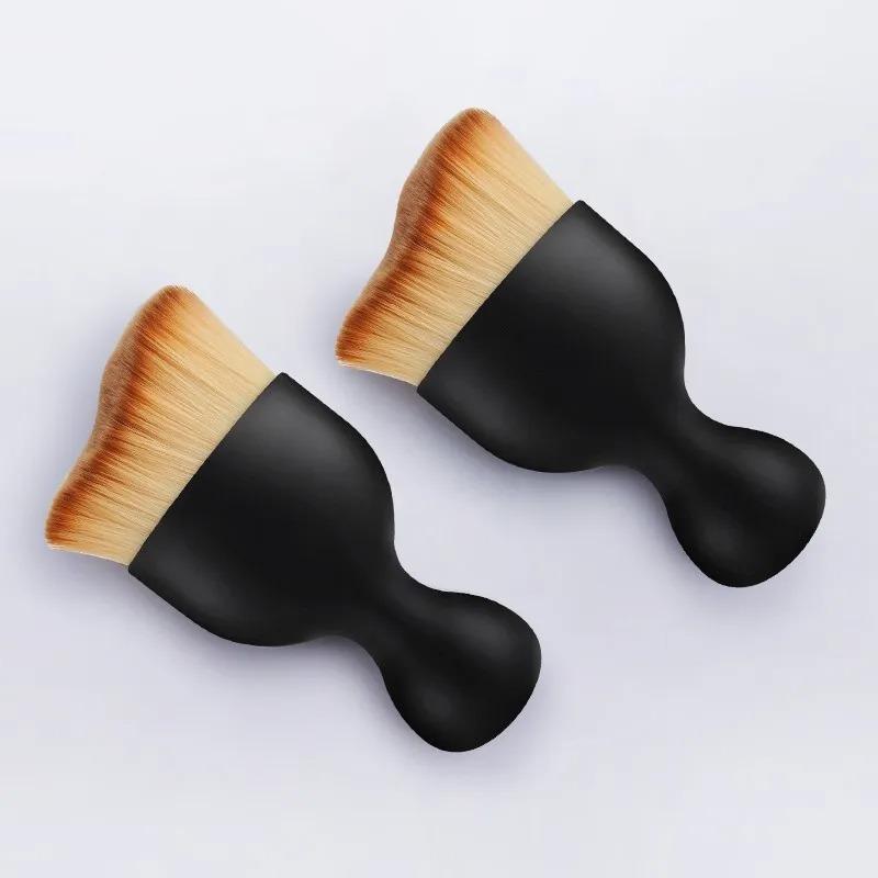 Auto-Innenreinigungsbürste, Klimaanlage, Luftauslass, weiches Fell, Reinigungsbürsten mit Muscheln, Fugenstaubentfernung, Detaillierungsbürsten-Werkzeuge