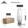 Campingmoon T-1 Gas Candle Lamp: Coreless Gasification Tent Light for Atmosphere