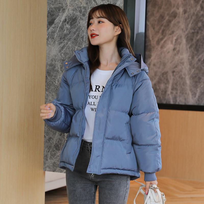 Chaqueta acolchada de algodón para mujer, Chaqueta corta acolchada de algodón, Chaqueta acolchada de algodón para mujer