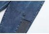 Spring 2022 Plus Size High Waist Rhinestone Embellished Denim Cropped Pants for Women