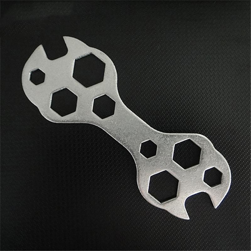 15 In 1 Portable Bicycle Cycling Bike Wrench Steel Hexagon Spanner Repair Tool Kits Multifunction Wrench Flat Spanner