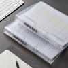 Deli A4 Two-Hole D-Ring Transparent File Folder