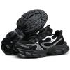 Summer Button Women's Steel Head Safety Shoes Smashing Breathable Upper Workshop Factory Women's Work Shoes
