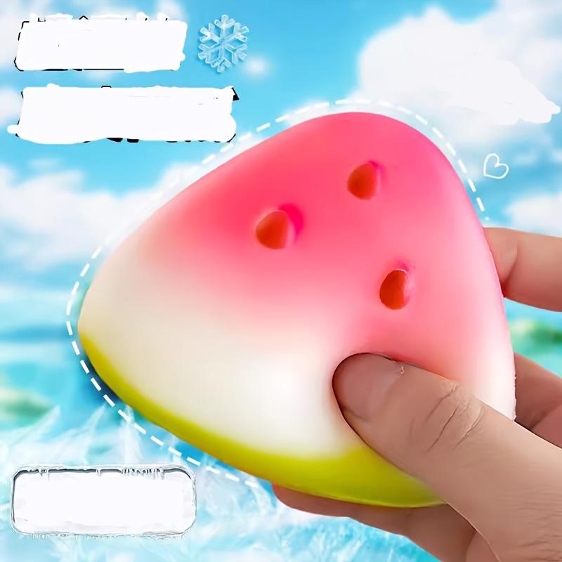 Simulation Watermelon Super Soft Squishy Toys Venting Ball Slow Rising Funny Stress Relief Fidget Toy For Children Party Favors
