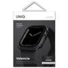 Uniq Case Valencia Apple Watch Series4/5/6/7/8/9/Se/Se2 45/44Mm. Graphite