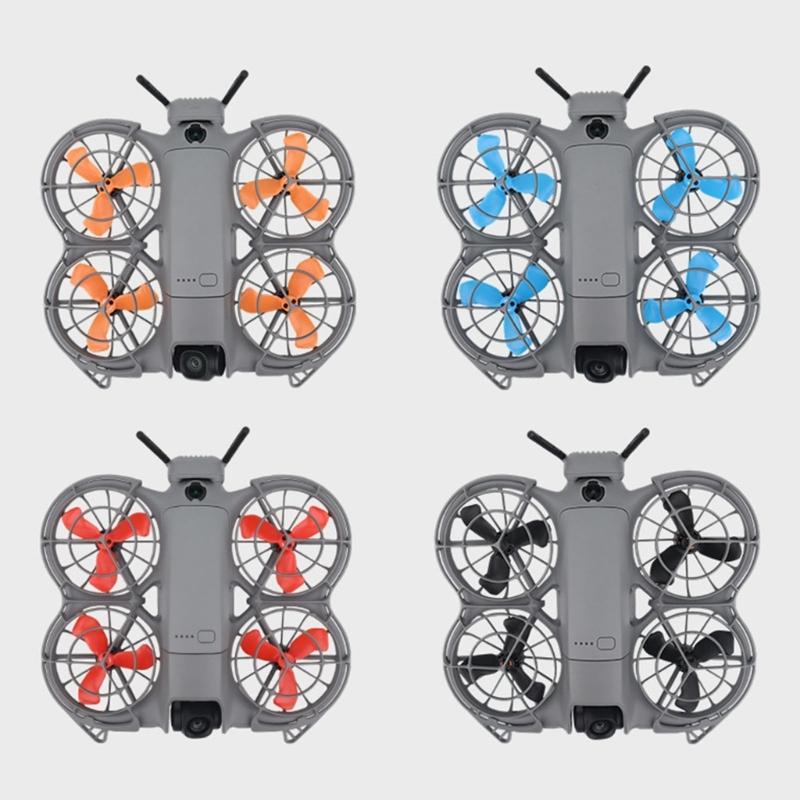 4Pcs Drones Propellers For Drones Replacement Low Noise and Quick Release Propeller Props Wing For Drones Accessories