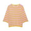 Europäischer und amerikanischer Stil, neue Damenbekleidung, modisch, vielseitig, grenzüberschreitendes Temperament, lässiger gestreifter Strickpullover