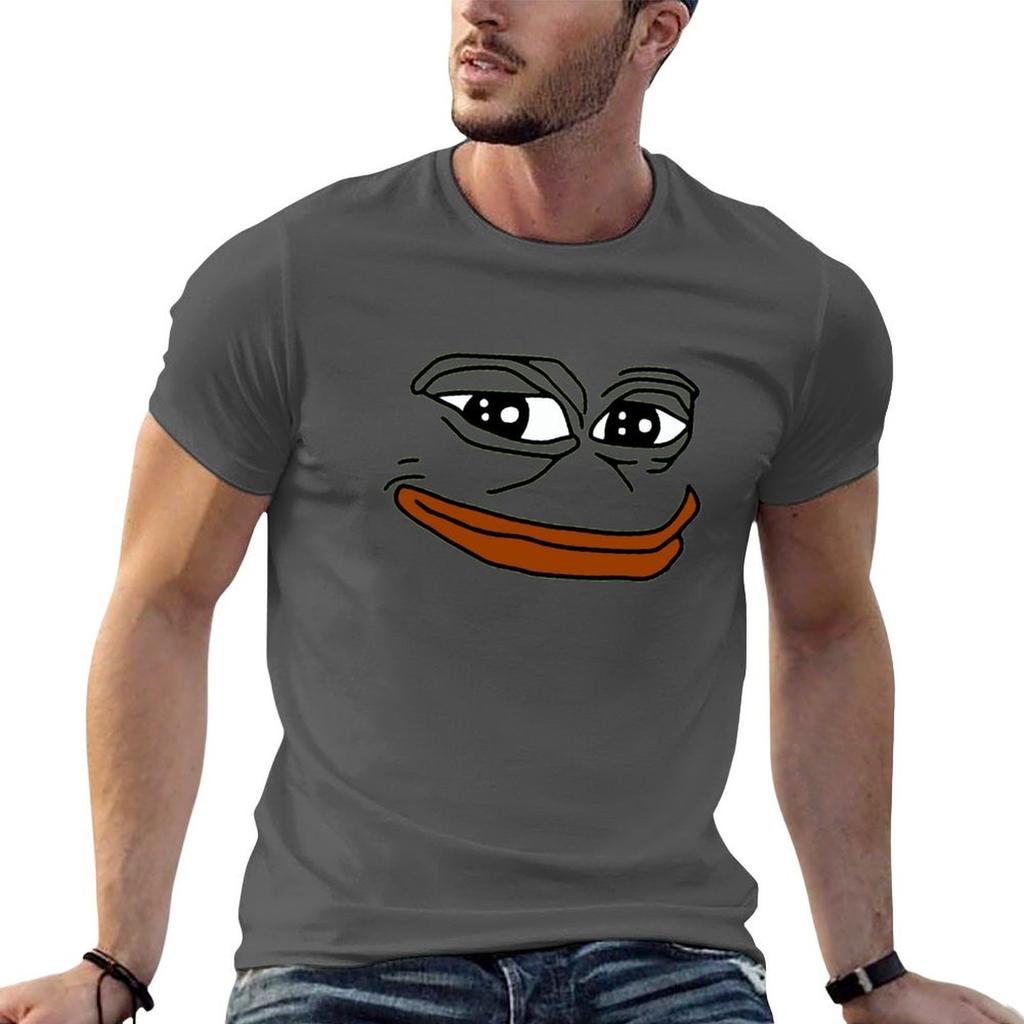 Pepe The Frog Face TShirt Plus Size Workout Short Sleeve Top