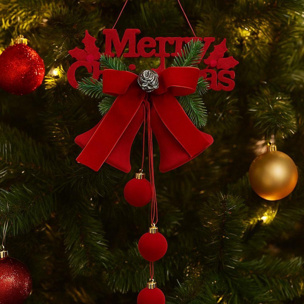 Delicate Velvet Christmas Ball Flocked Christmas Hanging Ornaments  Home Decor