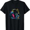 Colourful graffiti headphones T-Shirt