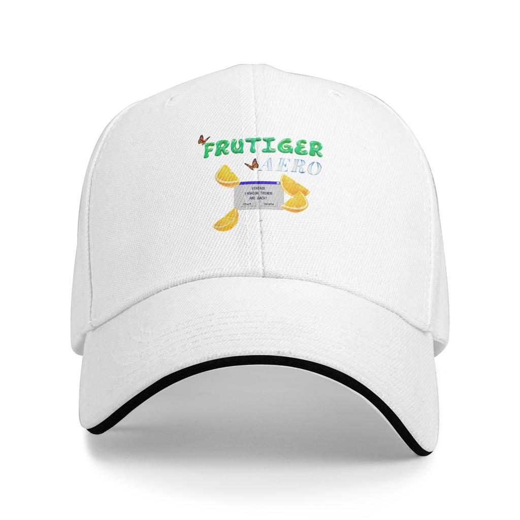 Frutiger Aero World Baseball Caps Retro Sandwich Cap Unisex Women Polyester Dad Hat Travel Gift