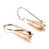 Glänzende große goldene Tropfenohrringe für Damen, geometrischer Schmuck, modische Ohrringe, Zubehör