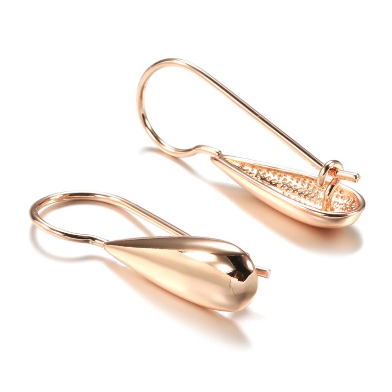 Glänzende große goldene Tropfenohrringe für Damen, geometrischer Schmuck, modische Ohrringe, Zubehör