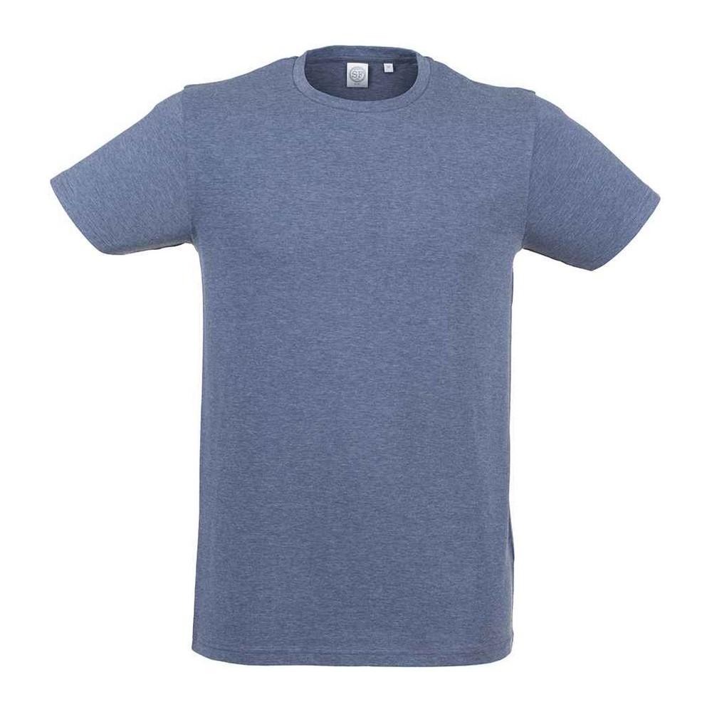 SF Men Herre Feel Good Heather Stretch T-skjorte
