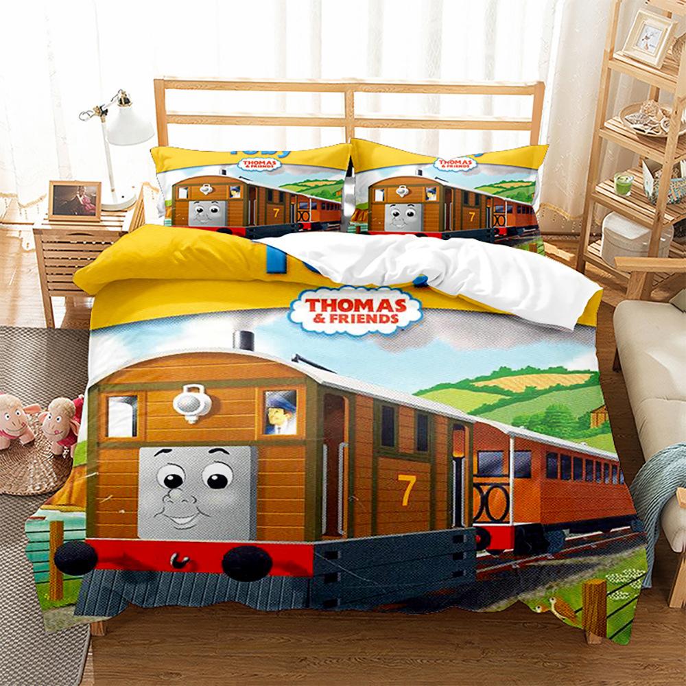 3D Digital Printing Quilt Cover Pillowcase Bedding Home Textile Four-Piece Set