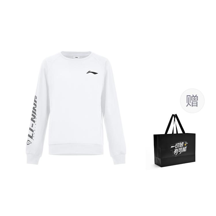 Свитшот для бадминтона Li Ning, унисекс, белый, AWDUH89-2 XL