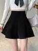 2026 Spring/Autumn Net Celebrity Women's High-Waisted A-Line Slim Short Skirt - Fluffy & Anti-Exposure