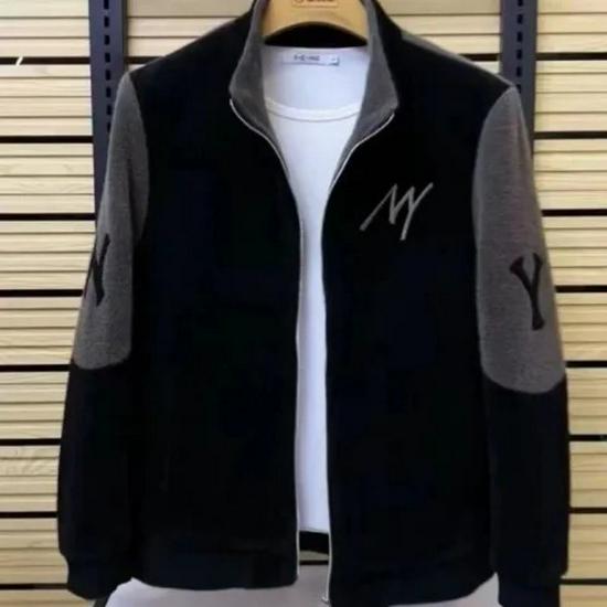 Herfst/Winter 2024 Heren Dikke Berber Fleece Lamswol Jas