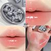JOJO DIARY Energetic Mirror Lip Glaze: Brightens Yellow Skin, Natural Look, Watery Glass Finish, Student Lipstick.