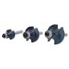 3pcs Corner Round Over Router Bit 14 Inch Shank with Bearing Woodworking Milling Cutter